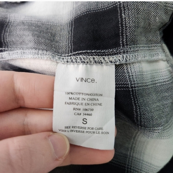 Vince Plaid Button Down - Picture 2 of 5